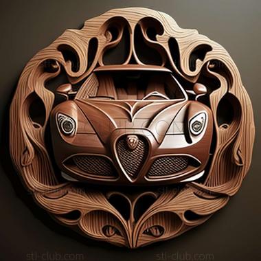 3D мадэль Alfa Romeo 4C (STL)